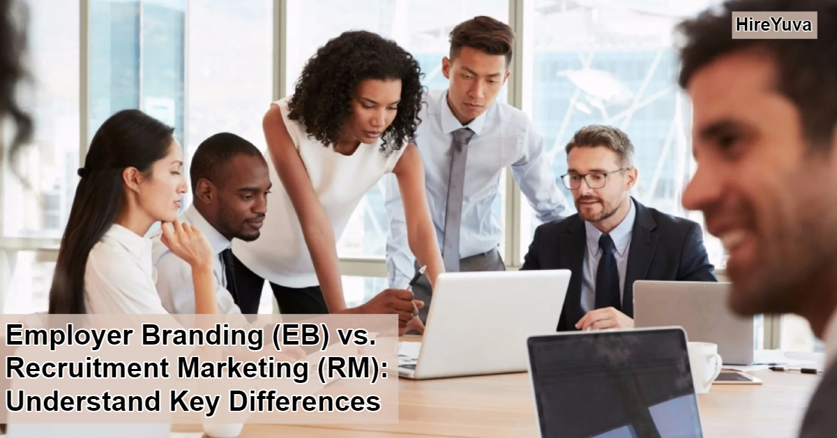 Employer Branding (EB) vs. Recruitment Marketing (RM): Understand Key Differences